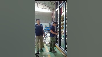 Test bộ cửa lùa 4 cánh, cửa nhôm xingfa class A tại nhà máy TKC #shorts