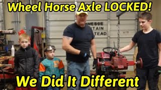 Wheel Horse 8 Speed Locked & We Did it Different! Steffen's Wheel Horse Mud Mower Build Part 4