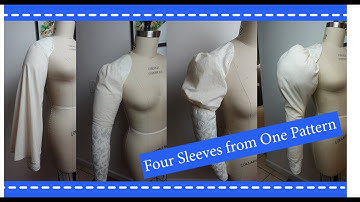 Four Sleeves from One Pattern: Slash and Spread Method