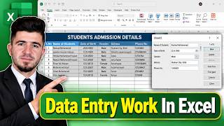 Data Entry using Form in Microsoft Excel | Data Entry in Excel | Fast Data Entry In Excel Guide