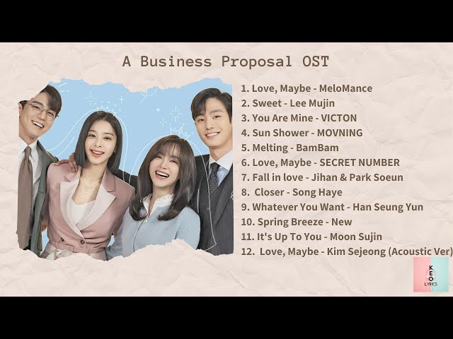 [ FULL ALBUM ] A Business Proposal OST (사내 맞선 OST) class=