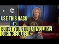 Boost your guitar volume through the PA System with this clever hack!