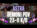 Demon1 POV Astra on Haven 23-11 K/D (VALORANT Pro POV)