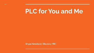 Fission Tech Talks: Bluesky and PLC