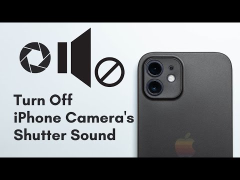 Video: IPhone Camera Sound: How To Enable Or Disable When Taking A Photo