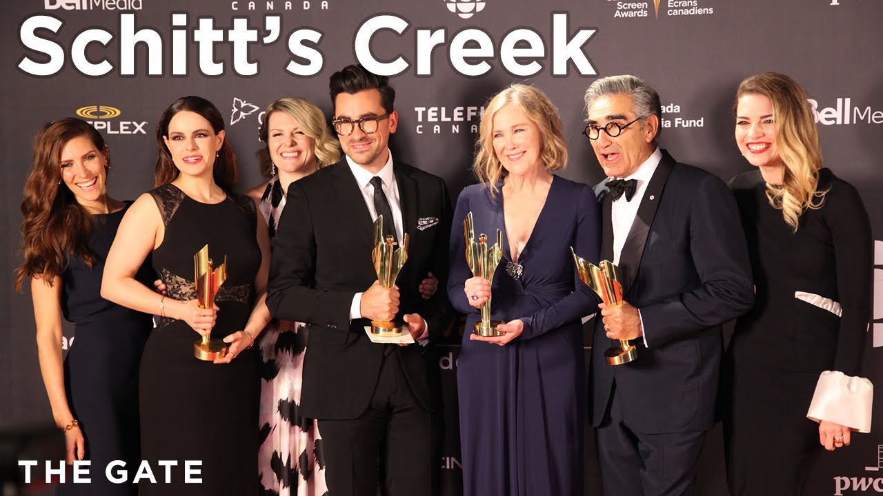 Eugene Levy and the cast of 'Schitt's Creek' at the 2016 Canadian Screen  Awards - YouTube