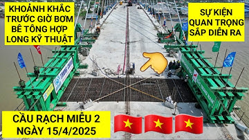 Hoàn thành công tác nghiệm thu thép khối dầm Hợp Long Cầu Rạch Miễu 2, sẵn sàng bơm bê tông lần 01