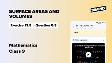 A solid cube of side 12 cm is cut into, Chapter 13, Exercise 13.5, Q.8, Class 9 Mathematics