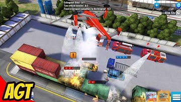 Emergency HQ - Android Gameplay 4 - Shipping Container Fire