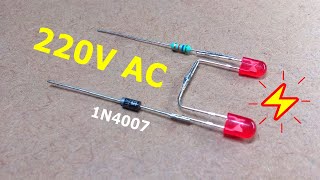 trolley bus fredelig mager How to connect LED to 220V AC | LED को Direct AC Supply से कैसे चलाएं -  YouTube