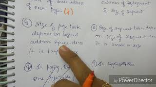 Difference between paging and segmentation-lecture64/os