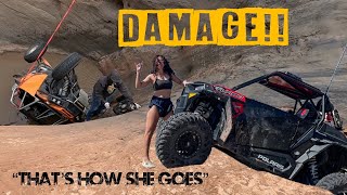 Absolute CHAOS in Moab, Ut!! - Big UTV Ride - These Trails Got The Best Of Us | Stout Vlog 040