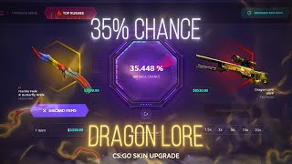 35% Dragon Lore Upgrade Win? Skinclub