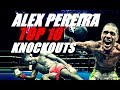 The next UFC star? Alex Pereira Top 10 Knockouts!