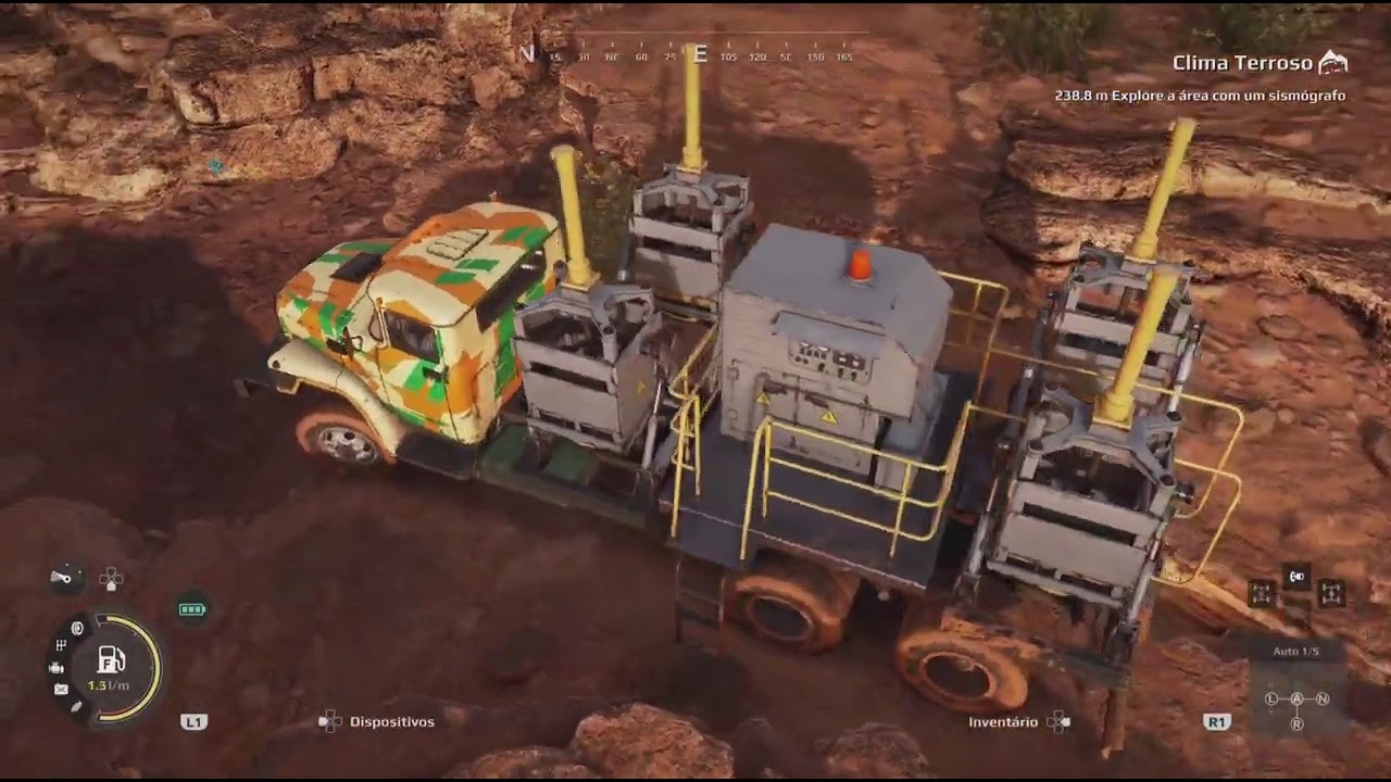 Expeditions: A MudRunner Game PS5 – Rota Errada e Quase Sem Combustível! | Série Gameplay #04