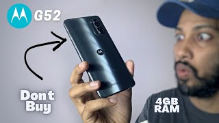 Do Not BUY Motorola G52 (4GB RAM) Before Watching This Video 🚨 Moto G52 Real User Issues (Problems)