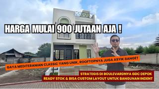 LUXURY HOUSE + ROOFTOP ON BOULEVARD GDC DEPOK STARTING FROM JUST 1 M