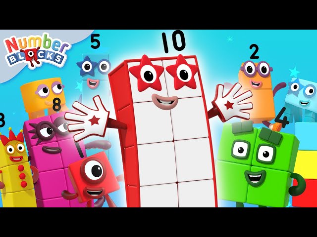 Counting with Colors! | Learn to count 12345 - math cartoons ...