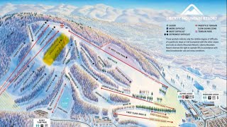 Liberty Mountain Ski Resort Upper Ultra Trail Black Diamond Skiing in The Mid-Atlantic