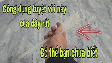 Ko ngờ dây rút lại có công dụng tuyệt vời này, bạn nào ko  biết thì rất tiếc.Mẹo vặt