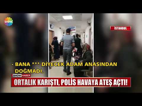 Ortalık karıştı, polis havaya ateş açtı!