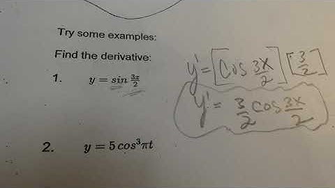 (280)  Section 3.4-  Part 2-  Chain W/ Trig