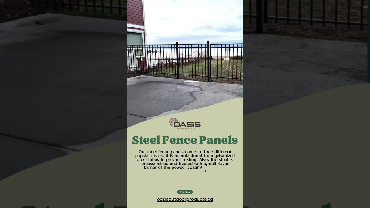 Steel Fence Panels: Durable and Stylish Ornamental Steel Fence Supplies
