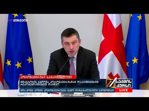 მთავრობის სხდომა კორონავირუსთან დაკავშირებით რეკომენდაციებით დაიწყო