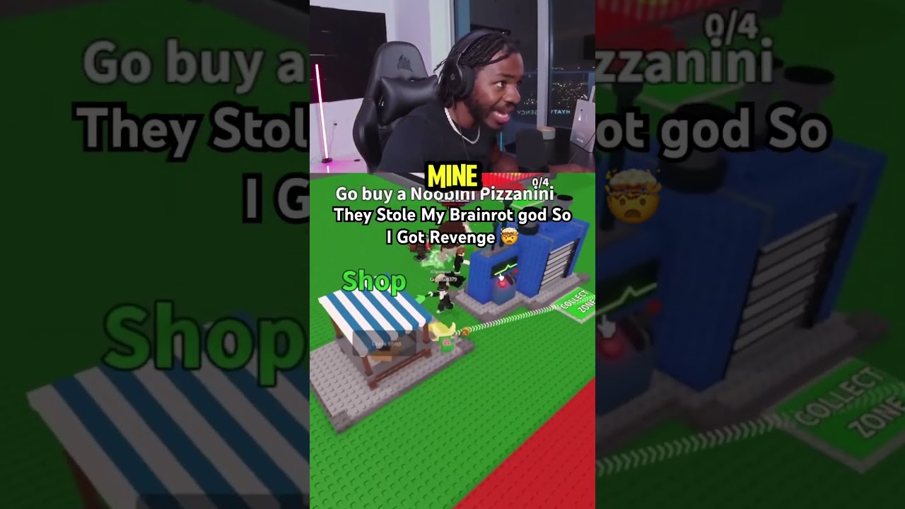 He Stole My BRAINROT God So I Got REVENGE Roblox Shorts