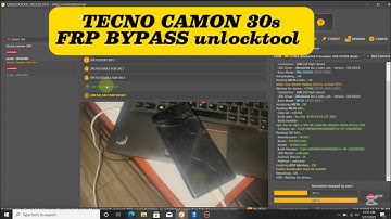 Tecno Camon 30s frp unlocktool. Android 14 latest security. Meta mode unlocking