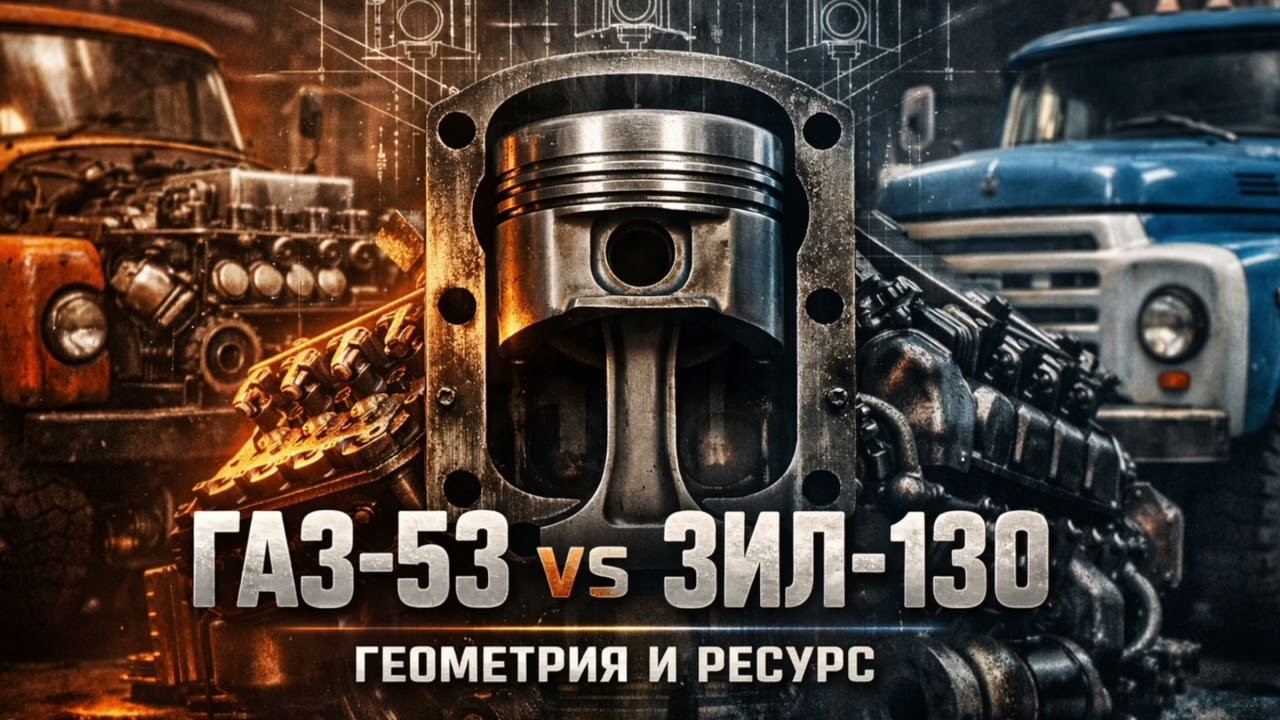 ГАЗ - 53 vs ЗИЛ - 130. ГЕОМЕТРИЯ И РЕСУРС.