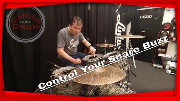 Control your snare buzz. Drum lesson from Cariad Drums 🥁