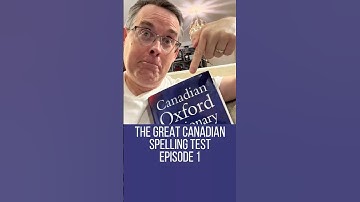 A gentle Canadian spelling quiz that turns into existential doubt.