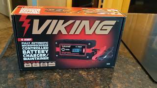 Viking (Harbor Freight) 4 Amp battery charger / maintainer review for my Charger Hellcat