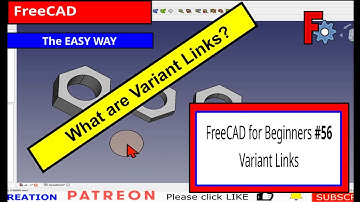 FreeCAD for Beginners #56 Variant Links #freecad #cad #makers #design