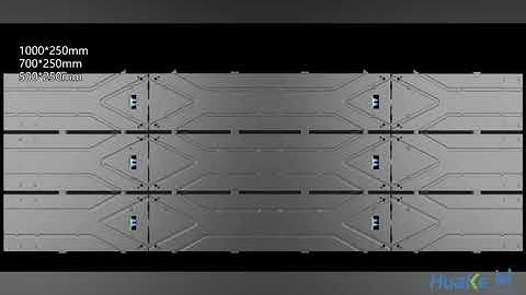 Square column LED display