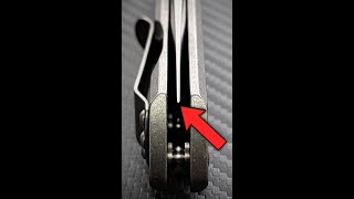 How to Center the Blade of a Folding Knife #shorts