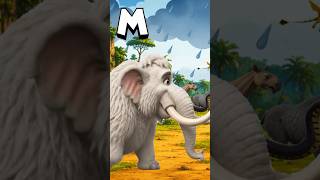 ABC Colorful Prehistoric Animals Song🦣 White Orange Purple Lime🌈 Learn Letters, Colors Animal Sounds