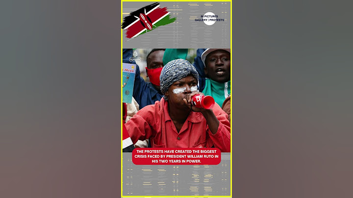 ‘Ruto must go!’: Kenyan police confront antigovernment protesters