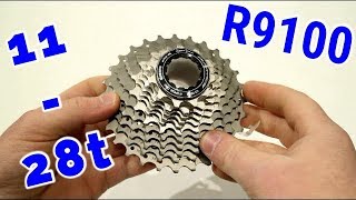 In Depth Look at the Shimano R9100 Dura-Ace 11-28t Cassette