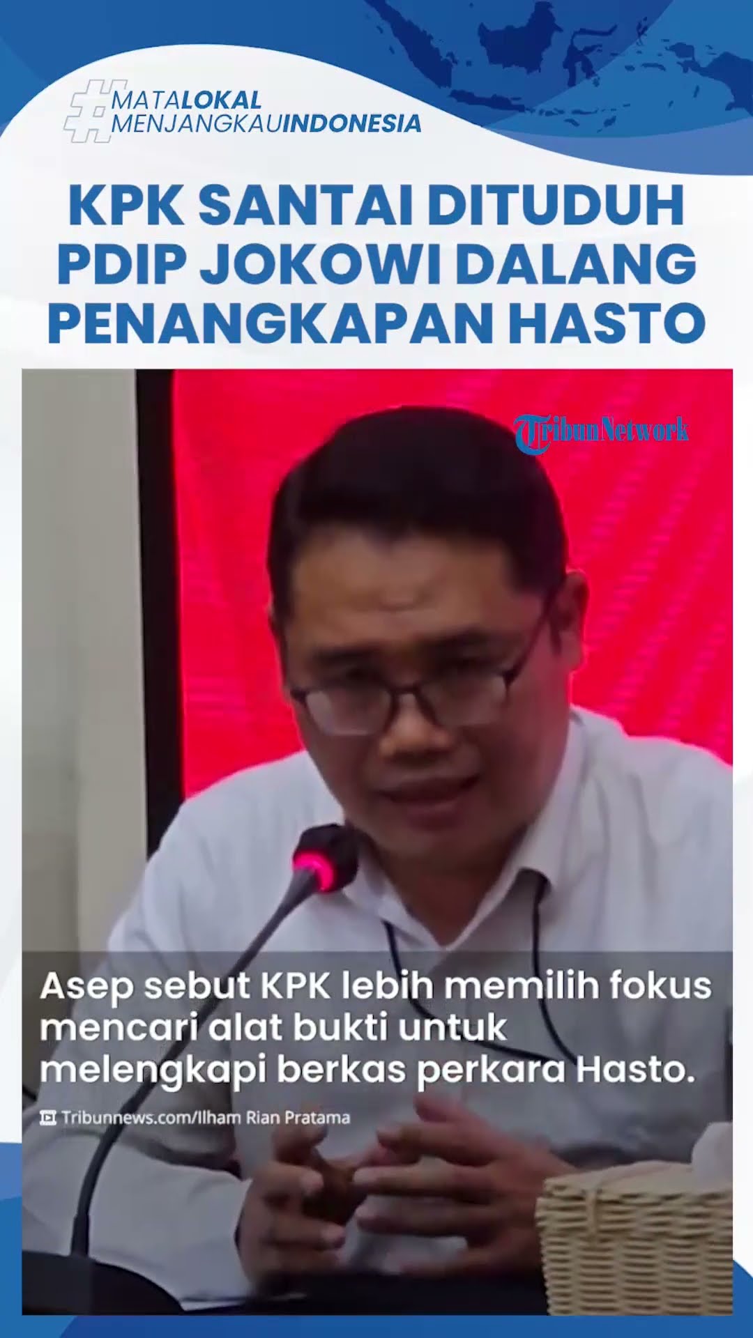 PDIP Tuduh Jokowi Perintahkan Ketua KPK Penjarakan Hasto, Penyidik Tak Ambil Pusing Fokus Cari Bukti