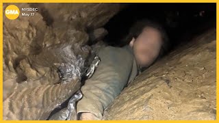 Rescuer speaks out after hiker pinned 6 hours in cave