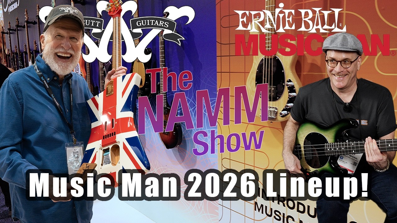 Music Man NAMM 2026 | 50th StingRay, Axis 30th, Majesty & Spinal