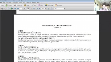 System Design Through Verilog
