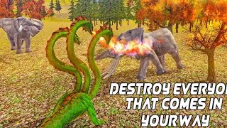 Best Dino Game - Simulador Furioso Serpiente Hydra /// Android Gameplay Simulator Dino 🦖 screenshot 2