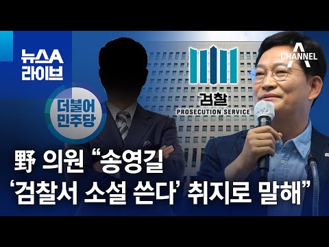 野 의원 “송영길 ‘검찰서 소설 쓴다’ 취지로 말해” | 뉴스A 라이브