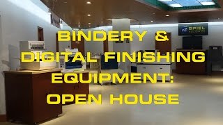 Bindery Finishing Equipment Open House