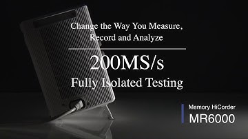 Hioki MR6000 Memory HiCorder  - Design -