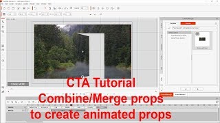 Combine and create animated props in CTA3
