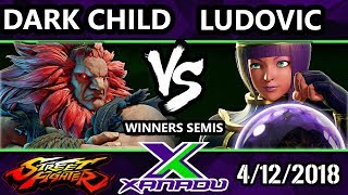 F@X 245 SFV - DARK CHILD (Akuma, Balrog) Vs. Ludovic (Menat) Street Fighter 5 Winners Semis